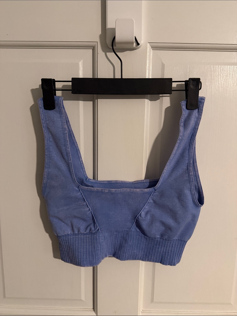 Free peoples 3 Women’s Ribbed Crop Tank Top - Blue brown and black
